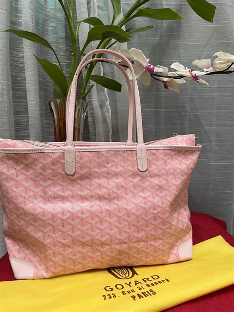 pink.goyard bag|goyard pink tote bag.